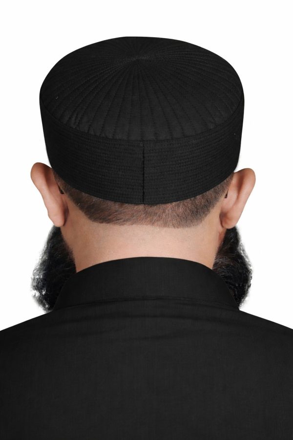 Badar Prayer Cap – Premium Textured Islamic Topi
