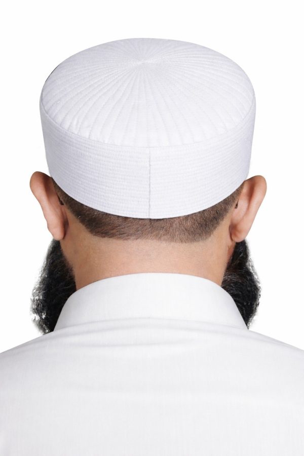 Badar Prayer Cap – Premium Textured Islamic Topi