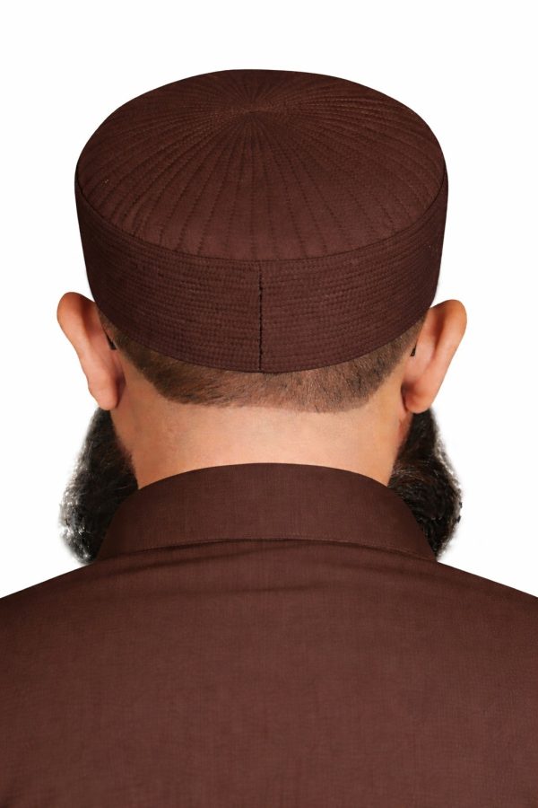 Badar Prayer Cap – Premium Textured Islamic Topi