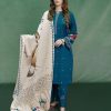 3 Pcs Women's Unstitched Embroidered Suit