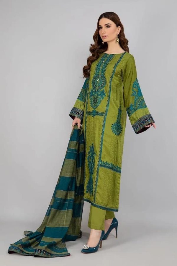 MARIA B 3 Pcs Unstitched Embroidered Suit